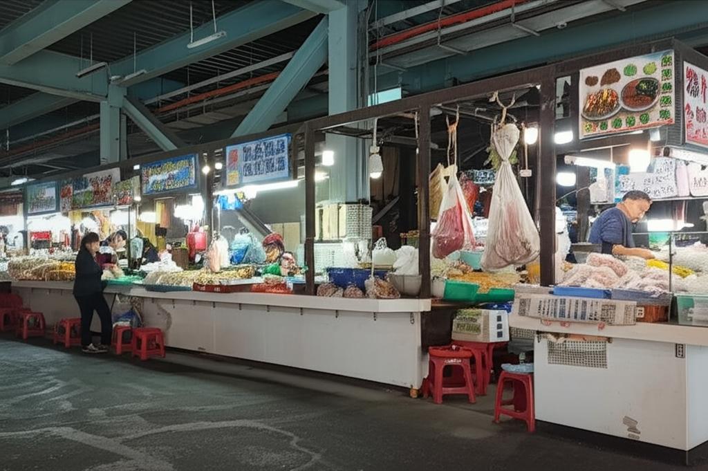 Keziliao Harbor Fish Market